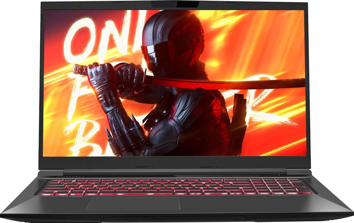 Ноутбук игровой MAIBENBEN X17A-R56035 17.3", IPS, AMD Ryzen 5 6600H 3.3ГГц, 6-ядерный, 16ГБ DDR4, 512ГБ SSD,  NVIDIA GeForce  RTX 3050 для ноутбуков - 4 ГБ, Linux, черный [x17a-r56035ffslbre0]